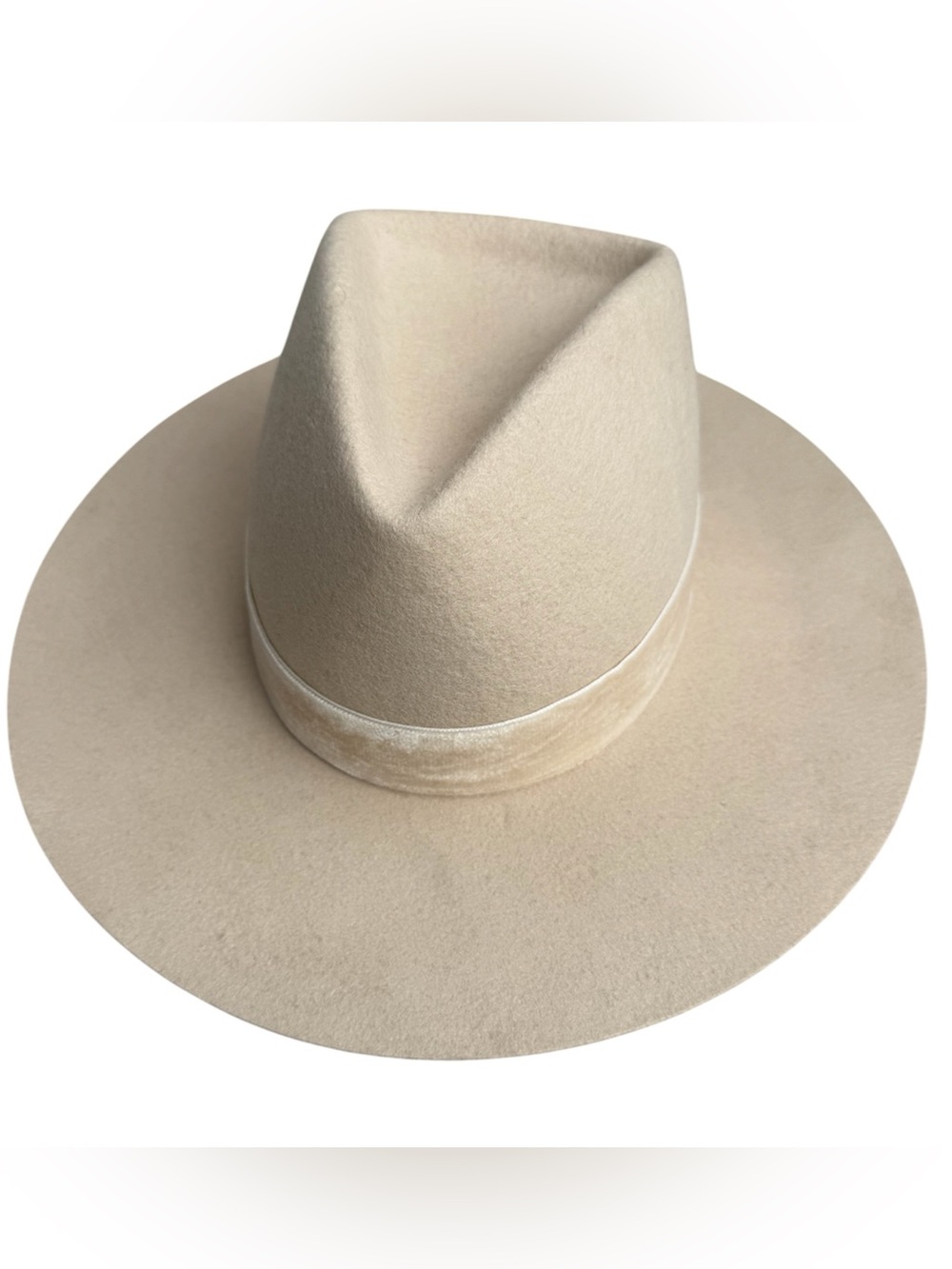 Lack Of Color Benson Women’s tri tall triangle crown fedora small/55 tan